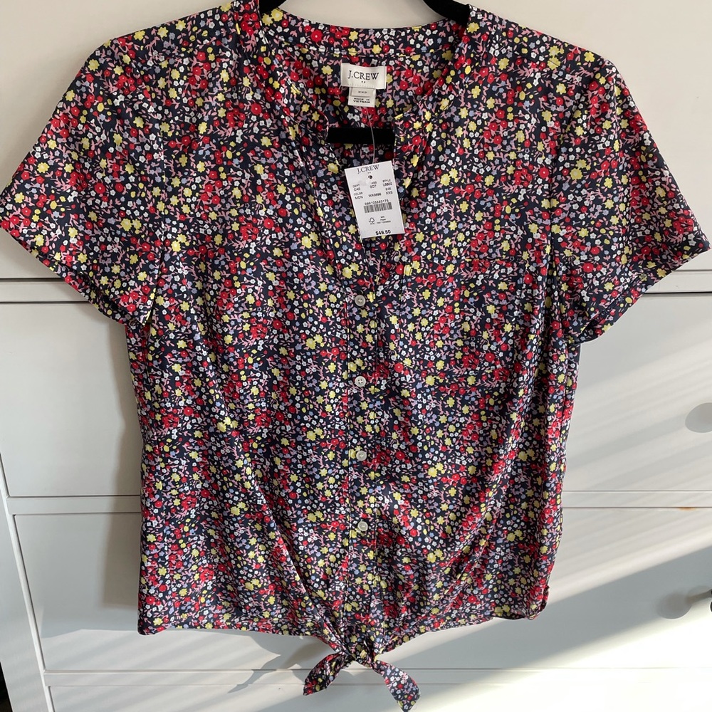 NWT j crew short sleeve button down